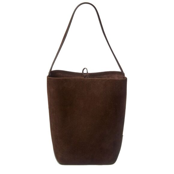 The Row Handbags - The Row Suede Tote, Brown